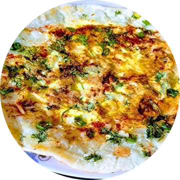Anjappar Egg Curry Uthappam